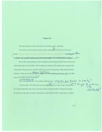 Rough draft of Honey Blonde Chica by Michele Serros thumbnail