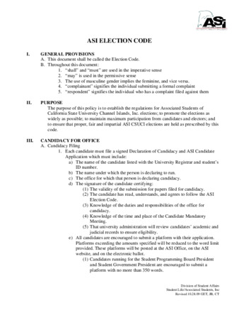 2009 ASI Election Code thumbnail