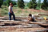 Gallegos farm, Root cellar construction 112 thumbnail