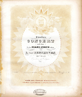 Piano Concerto no. 4 in G major, op. 58 arranged for solo piano (Haslinger) thumbnail