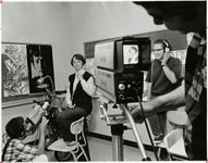 Student Television Studio Staff During Filming thumbnail