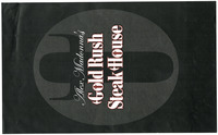 Alex Madonna's Gold Rush Steak House [menu cover] thumbnail