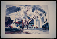 Grain Silos in Spring thumbnail