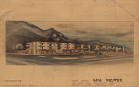 Palm Springs Spa Hotel - Perspective, 1960-62 thumbnail