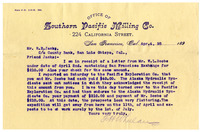 Correspondence to R.E. Jack from F.H. Wheelan thumbnail