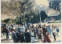 [Group marching on Mustang Way] thumbnail