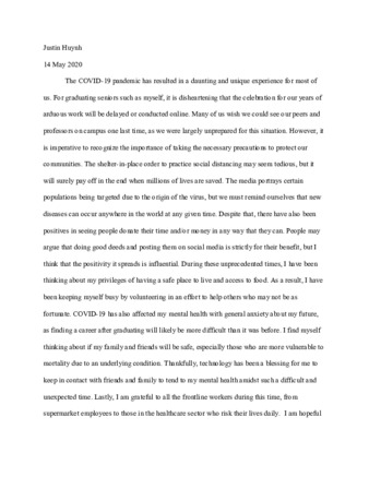 Justin Huynh Journal Entry thumbnail