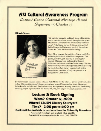 ASI Cultural Awareness Program Latina/Latino Cultural Heritage Month thumbnail