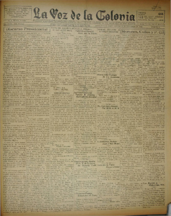 La Voz de la Colonia 13 Diciembre 1928 thumbnail