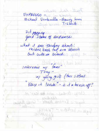 Travel notes for Michele Serros thumbnail