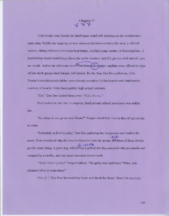 A rough draft of certain chapters within Scandalosa by Michele Serros thumbnail