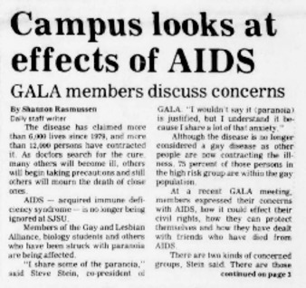 Campus Looks at Effects of AIDS thumbnail
