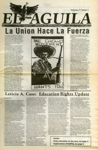 El Aguila Volume 5 Issue 1 thumbnail