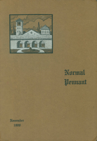 San Jose State Normal School Pennant 1908-11 (November 1908) thumbnail