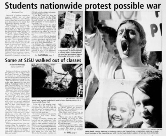 Students Nationwide Protest Possible War thumbnail