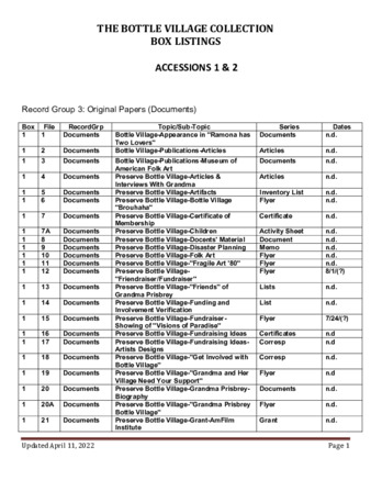 Finding Guide thumbnail