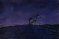 Evening Sky with Telephone Pole thumbnail
