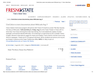 CineCulture screens documentary about WikiLeaks Aug. 9 thumbnail