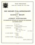 The Vienna Philharmonic directed by Sydney Beer, at the Grosser Musikvereinssaal, Vienna, November 10, 1935 thumbnail