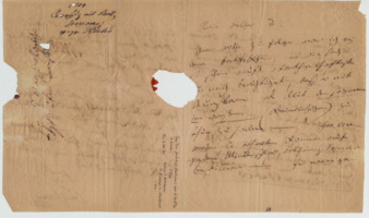 Autograph letter signed from Beethoven to G.F. Treitschke, from before Feb. 27, 1814 [Brandenburg no. 699] thumbnail