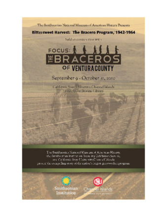 "Braceros of Ventura County" Exhibition Postcard thumbnail
