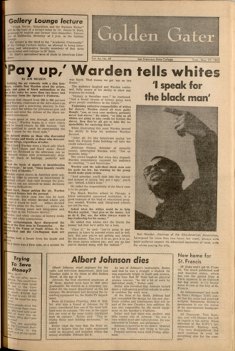 Golden Gater 27 November 1962 thumbnail