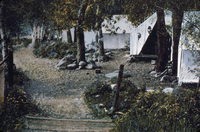 Penny Postcard of Lyon's Hot Springs in Ojai, CA thumbnail