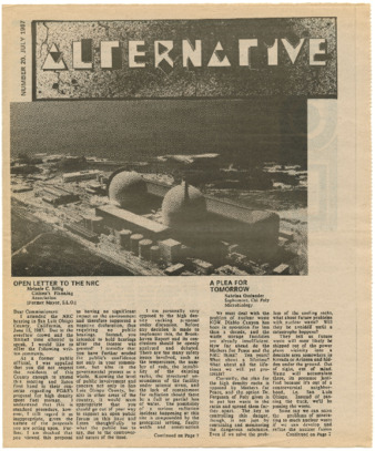 The Alternative, number 20, July 1987 thumbnail