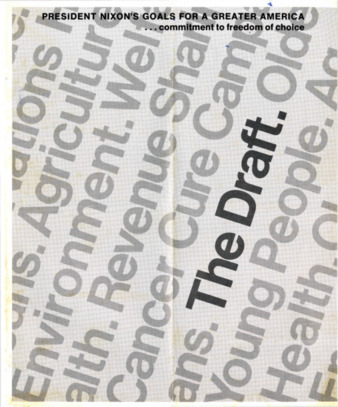 President Nixon's Goals for a Greater America . . . Commitment to Freedom of Choice thumbnail