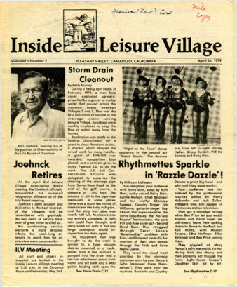Inside Leisure Village Vol. 1 No. 2 thumbnail