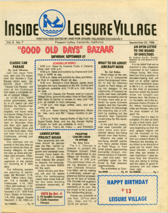 Inside Leisure Village Vol. 8 No. 7 thumbnail