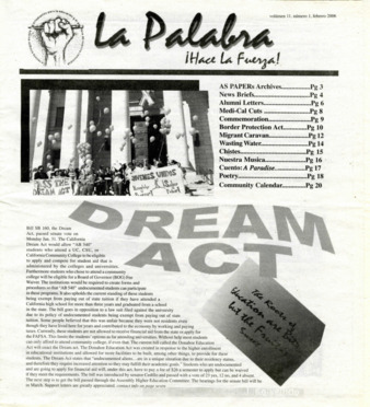 La Palabra Volume 11 No. 1 thumbnail