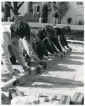 [Architecture students working outside of Dexter Library] thumbnail