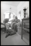 [Student playing guitar in Yosemite Hall dorm room] thumbnail