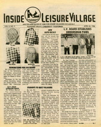 Inside Leisure Village Vol. 8 No. 2 thumbnail