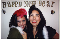 Michele and a friend celebrating New Years thumbnail