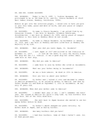 Mr. & Mrs. Minoru Masumoto thumbnail