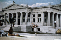 Penny Postcard Image of the Carnegie Library of Oxnard, CA thumbnail