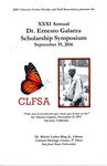 Dr. Ernesto Galarza Scholarship Symposium Program 2016 thumbnail
