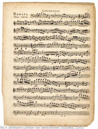 Sonata for horn and piano in F major, op. 17, published by Böhme thumbnail