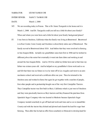 Izumi Taniguchi interview thumbnail