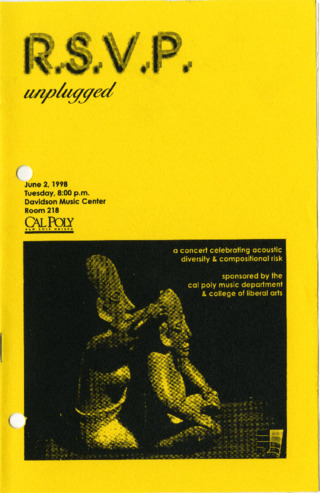 RSVP unplugged, 1998 thumbnail