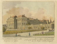 View of the hotel of the Hungarian noble guard on the Glacis (Trautson Palace) thumbnail