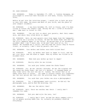 Mr. Kako Murosako thumbnail