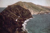 Penny Postcard of Anacapa Island off the Coast of Ventura, CA thumbnail