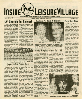 Inside Leisure Village Vol. 10 No. 2 thumbnail