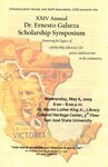 Dr. Ernesto Galarza Scholarship Symposium Program 2009 thumbnail