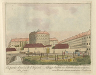 View of the back of the general hospital with the insane asylum thumbnail