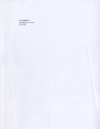 Draft of Scandalosa thumbnail