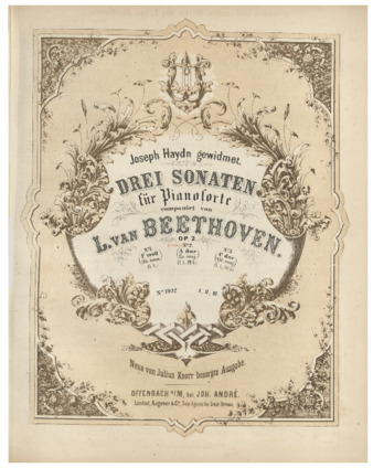 Piano Sonata no. 2 in A major, op. 2, no. 2, edited by Knorr thumbnail